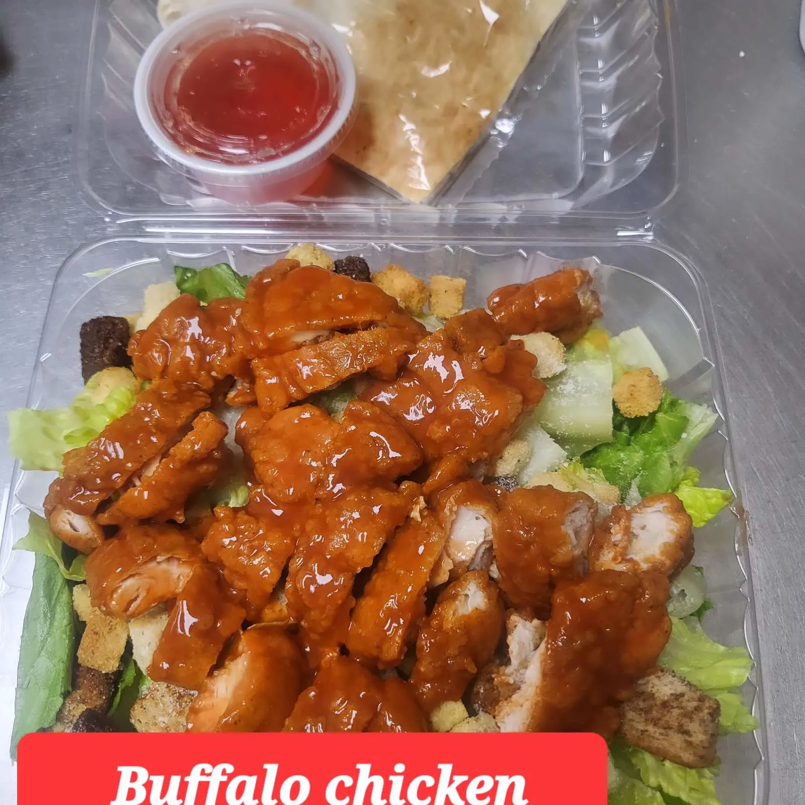 Buffalo Chicken Caesar Salad